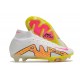 Nike Air Zoom Mercurial Superfly IX Elite FG Blanc Rose Jaune