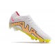 Nike Air Zoom Mercurial Vapor 15 Elite FG Blanc Rose Jaune