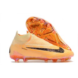 Nike Phantom GX Elite DF FG Teinte Citron Bordeaux Crush