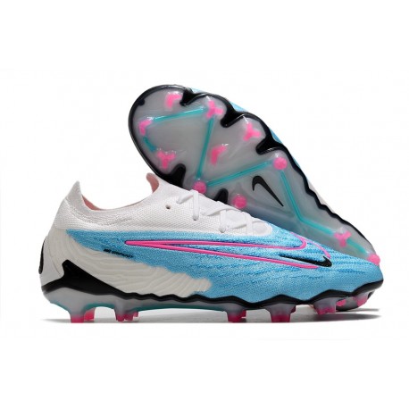 Nike Phantom GX Gripknit Elite FG Bleu Baltique Rose Blanc Bleu Laser