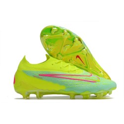 Nike Phantom GX Gripknit Elite FG Volt Très Pâle