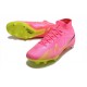 Nike Air Zoom Mercurial Superfly IX Elite SG Rose Volt Gridiron