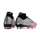 Nike Air Zoom Mercurial Superfly IX Elite XXV SG Argent Métallique Hyper Rose Noir