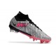 Nike Air Zoom Mercurial Superfly IX Elite XXV SG Argent Métallique Hyper Rose Noir