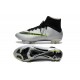 2015 Chaussures Mercurial Superfly IV FG Nouvelle Argenté Vert Noir