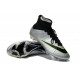 2015 Chaussures Mercurial Superfly IV FG Nouvelle Argenté Vert Noir