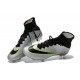 2015 Chaussures Mercurial Superfly IV FG Nouvelle Argenté Vert Noir