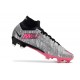 Nike Air Zoom Mercurial Superfly IX Elite FG Argent Métallique Hyper Rose Noir