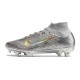 Nike Zoom Mercurial Superfly 9 Elite XXV FG Argent Métallique