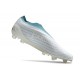 Nouvelle adidas Copa Pure+ FG Blanc Gris Deux Bleu Seconde Main