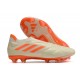 Nouvelle adidas Copa Pure+ FG Blanc Cassé Orange Solaire Equipe