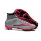 2015 Homme Chaussures Football Mercurial Superfly FG Gris Hyper Rose