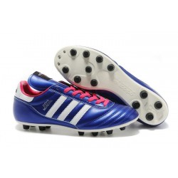 Chaussures de Foot Adidas Copa Mundial Nouveau Homme Violet Blanc