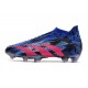 adidas Predator Accuracy + FG Bleu Lucide Magenta Réel Equipe Noir Foncé