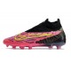 Chaussure Nike Phantom GX Elite DF FG Rose Noir Jaune