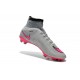 2015 Homme Chaussures Football Mercurial Superfly FG Gris Hyper Rose