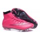 2015 Chaussures Mercurial Superfly IV FG Nouvelle Noir Rose