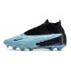 Chaussure Nike Phantom GX Elite DF FG Bleu Noir