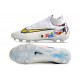 Chaussure Nike Phantom GX Elite DF FG Blanc Or