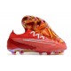 Nike Phantom GX Gripknit Elite FG Rouge Blanc