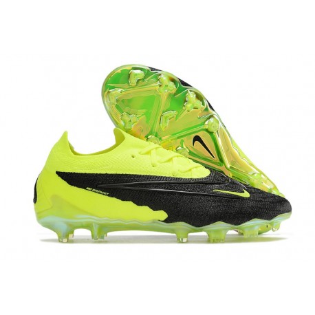 Nike Phantom GX Gripknit Elite FG Noir Volt