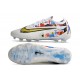 Nike Phantom GX Gripknit Elite FG Blanc Or