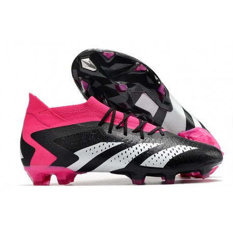 adidas Predator Accuracy.1 FG Neuf Noir Blanc Rose Equipe Choc