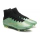 2015 Chaussures Mercurial Superfly IV FG Nouvelle Vert Noir