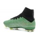 2015 Chaussures Mercurial Superfly IV FG Nouvelle Vert Noir