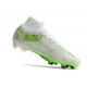 Nike Air Zoom Mercurial Superfly IX Elite FG Blanc Vert