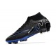 Nike Zoom Mercurial Superfly 9 Elite FG Noir Chrome Hyper Royal