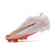 Nike Air Zoom Mercurial Vapor 15 Elite FG Blanc Orange Jaune