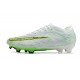 Nike Air Zoom Mercurial Vapor 15 Elite FG Blanc Vert