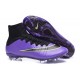 2015 Homme Chaussures Football Mercurial Superfly FG Violet Vert Noir