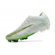 Nike Air Zoom Mercurial Vapor 15 Elite FG Blanc Vert