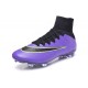 2015 Homme Chaussures Football Mercurial Superfly FG Violet Vert Noir