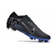 Nike Air Zoom Mercurial Vapor 15 Elite FG Noir Chrome Hyper Royal