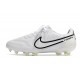 Chaussure Nike Tiempo Legend IX Elite FG Blanc Noir