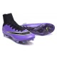 2015 Homme Chaussures Football Mercurial Superfly FG Violet Vert Noir