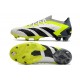 Chaussure adidas Predator Accuracy.1 L FG Blanc Noir Citron Lucide