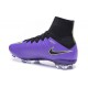 2015 Homme Chaussures Football Mercurial Superfly FG Violet Vert Noir