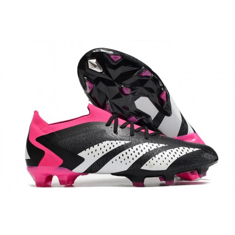 Chaussure adidas Predator Accuracy.1 L FG Noir Blanc Rose Equipe Choc