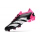 Chaussure adidas Predator Accuracy.1 L FG Noir Blanc Rose Equipe Choc