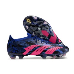 adidas Predator Accuracy.1 L FG PP Bleu Lucide Magenta Réel Equipe Noir Foncé