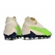 Chaussure Nike Phantom GX Elite DF FG Vert Blanc