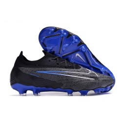 Nike Phantom GX Gripknit Elite FG Noir Chrome Hyper Royal