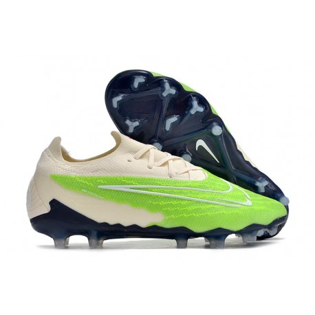 Nike Phantom GX Gripknit Elite FG Vert Blanc