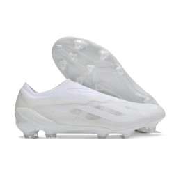 Crampon adidas X Crazyfast.1 LL FG Pearlized - Blanc