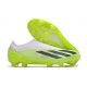 Crampon adidas X Crazyfast.1 LL FG Crazyrush - Blanc Noir Lucid Lemon