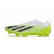 Crampon adidas X Crazyfast.1 LL FG Crazyrush - Blanc Noir Lucid Lemon